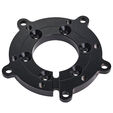 Asetek 3rd Party QR Adapter Plate, Adapter f&uuml;r Quick-Release, 70- und 50,8 mm Lochkreis - schwarz image number null