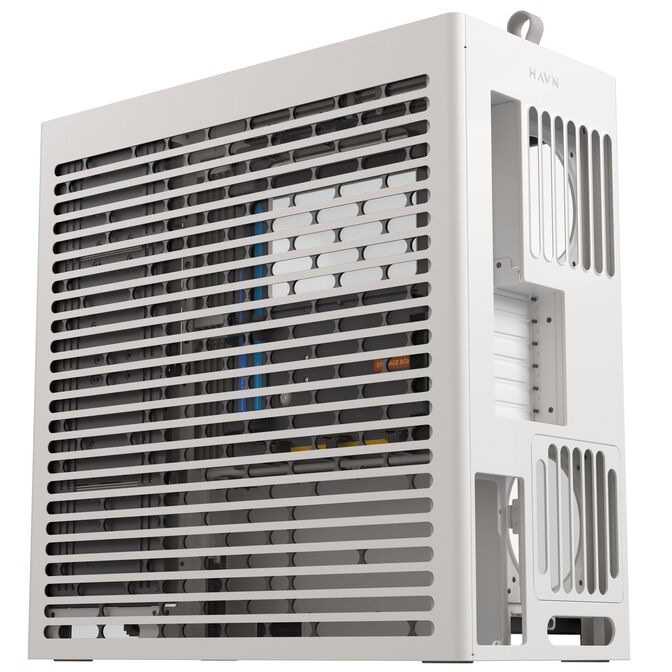 HAVN HS 420 VGPU PC-Geh&auml;use, Midi-Tower, E-ATX, Tempered Glass, PCIe 5.0 Riser Kabel - wei&szlig; image number 2