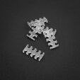 King Mod Service 8-Slot Cable Comb 4mm large - clear - set of 5 image number null