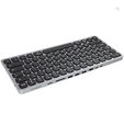 AXAGON HMC-KB keyboard USB-C 5Gbps with HUB, microSD/SD, 3x USB-A, HDMI 4K/60Hz, PD 100W, Audio, US layout image number null