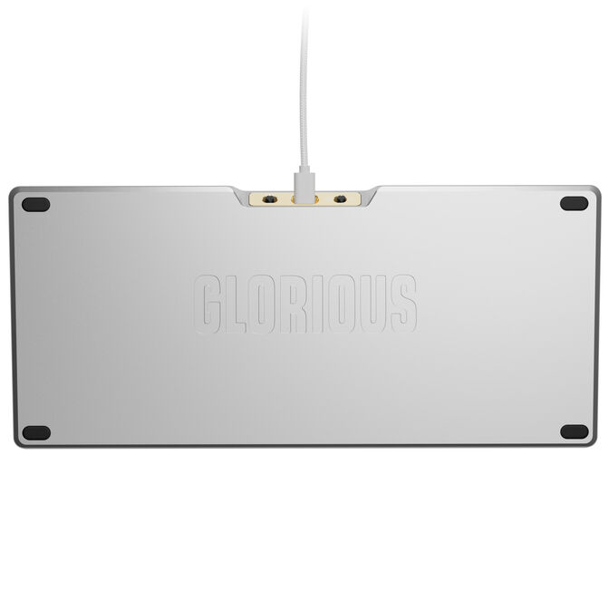 Glorious GMMK 3 Pro HE 75% Custom Gaming Keyboard - Pre-Built, ANSI (US), Fox HE Switches, Silver image number 5