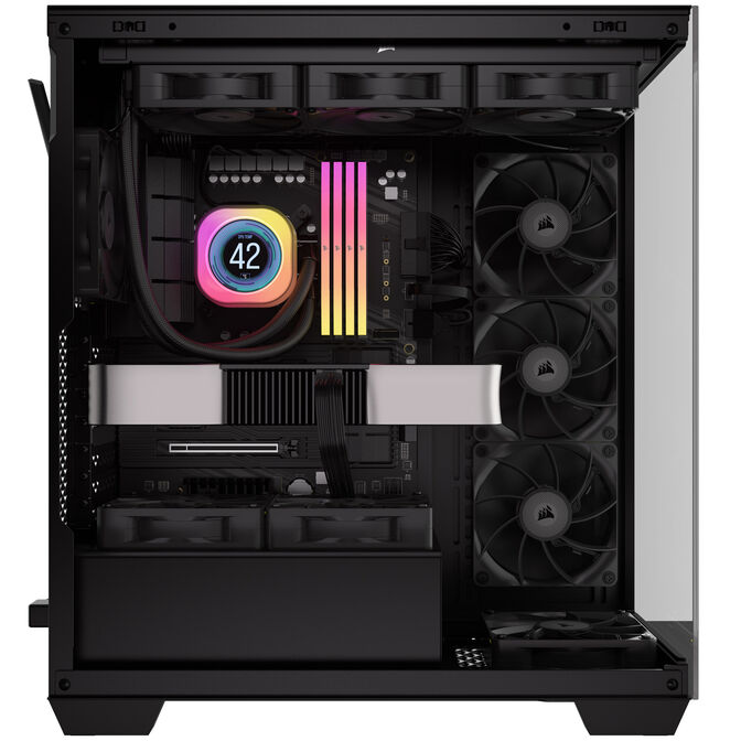 Corsair iCUE LINK RX120 MAX Series, PWM L&uuml;fter, 3er Pack - 120mm, schwarz image number 13
