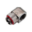 Koolance G1/4 AG zu G1/4 IG Adapter, 90&deg;, Swivel - vernickelt image number null