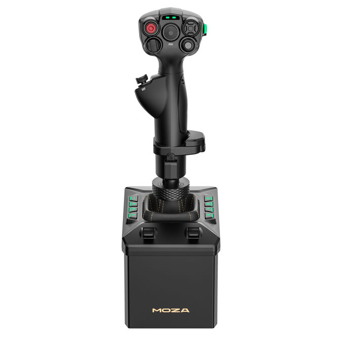MOZA AB6 Flight Simulator Bundle, 6Nm Force Feedback, ARGB - black image number 1
