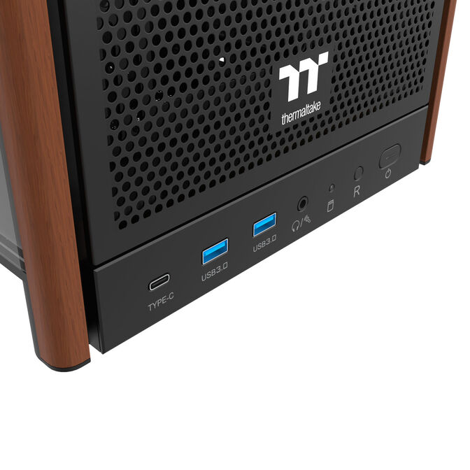 Thermaltake S370 WS PC Case, Mid-Tower, E-ATX, Tempered Glass - black image number 7