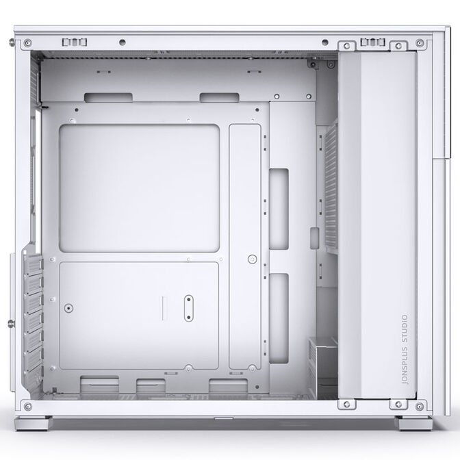 Jonsbo D41 Screen ATX Case, Tempered Glass - white image number 4