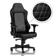noblechairs HERO Gaming Chair - Black/Platinum-White image number null