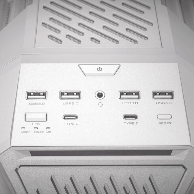 ASUS ROG Hyperion GR701 Full Tower, Tempered Glass - white image number 7