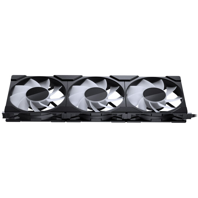 PHANTEKS M25 Gen2 PWM D-RGB Fan, 3-Pack - Reverse Blade, 120mm, Black image number 8