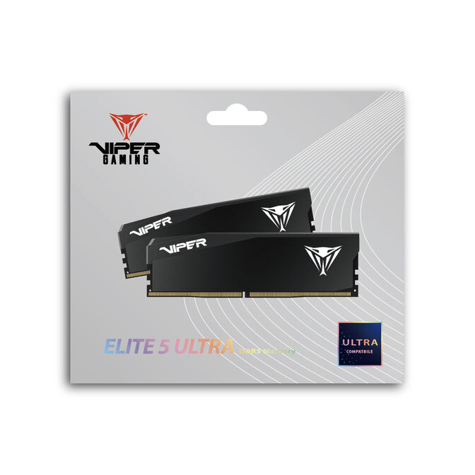 Patriot Viper Gaming Elite 5 Ultra DDR5-6400 RAM, CL 32, AMD EXPO, XMP 3.0 - 2x 32GB, black image number 5