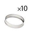 EK Water Blocks EK-Torque STC-13/10 Colour Ring - 10 Pack, Silver image number null
