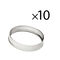 EK Water Blocks EK-Torque STC-13/10 Colour Ring - 10 Pack, Silver