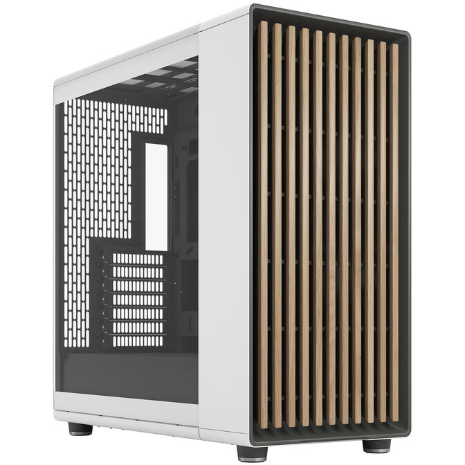 Fractal Design North XL RC Chalk TG Clear PC Case, Mid Tower, ATX, Tempered Glass - white image number 0
