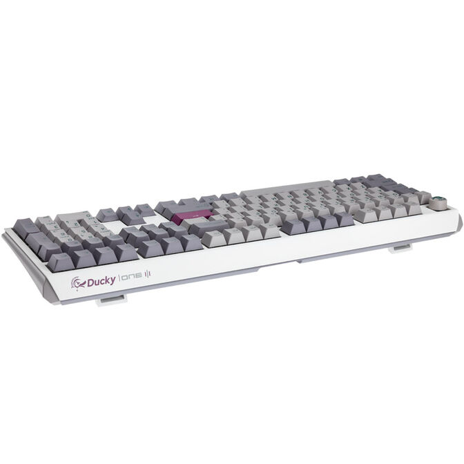 Ducky One 3 Mist Grey Gaming Keyboard, RGB LED - MX-Brown (US) image number 2