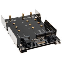 SilverStone SST-SDP12 - 3.5 Zoll f&uuml;r 2x M.2 SATA und 1x M.2 NVMe SSD Mounting Adapter Bracket