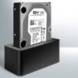 AXAGON ADSA-SN Dockingstation, USB 3.0, 1x 2,5"/3,5" SSD/HDD, SATA 6 - schwarz image number null