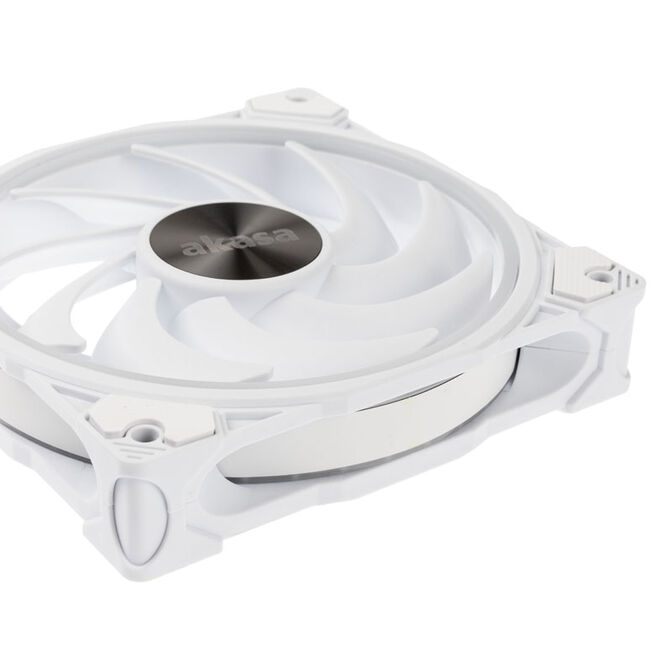 Akasa SOHO AR Addressable-RGB Fan, white - 120mm image number 3