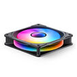 Jonsbo FR-606B 120 PWM-L&uuml;fter, RGB - 120mm, schwarz image number null
