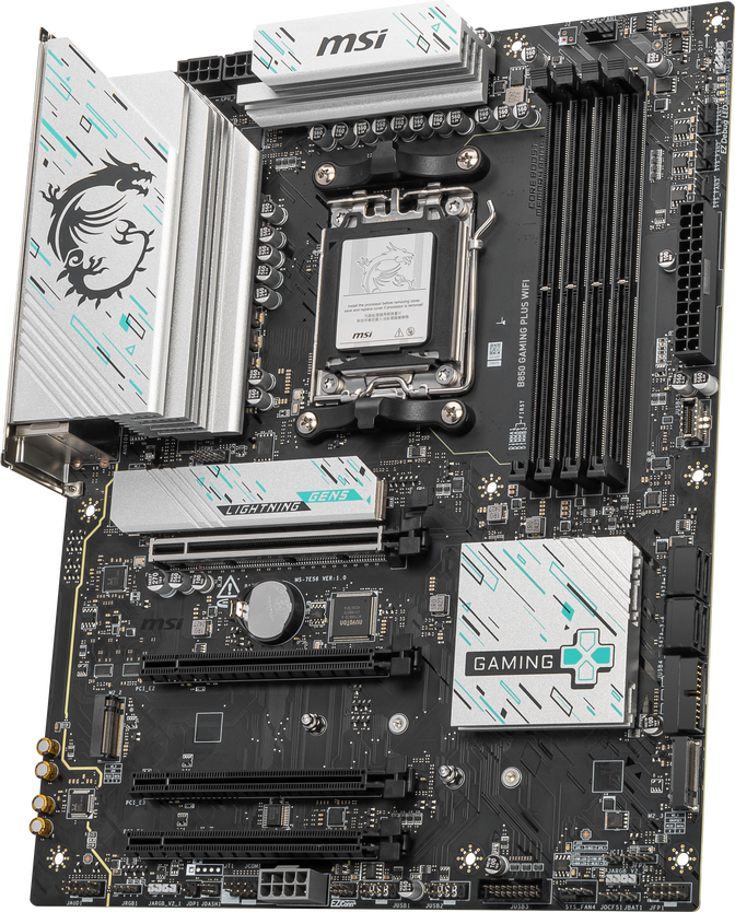 MSI B850 Gaming Plus WiFi Mainboard, Sockel AM5, AMD B850, ATX, DDR5 image number 3