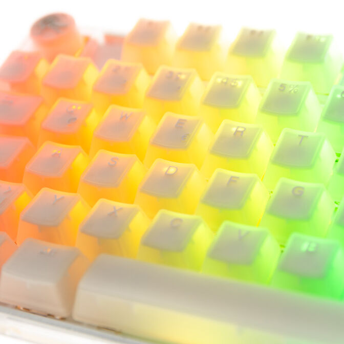 Ducky One 3 Aura White TKL Gaming Tastatur, RGB LED - MX-Speed-Silver image number 5