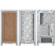 Corsair FRAME 4000D RS Wood PC Case, Mid Tower, E-ATX - Wood, white image number null