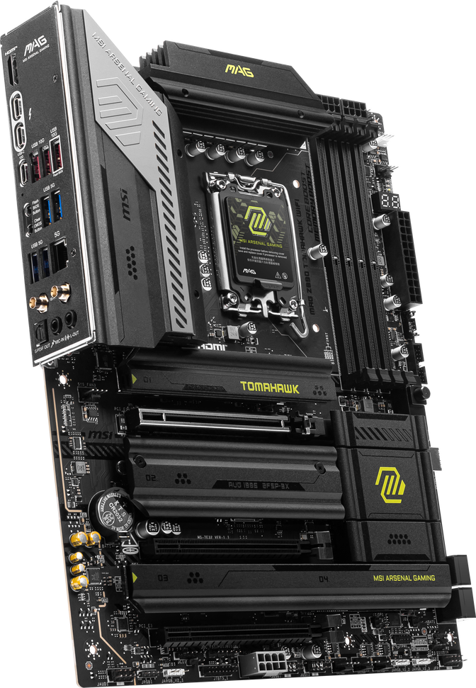 MSI MAG Z890 Tomahawk WiFi motherboard, socket LGA 1851, Intel Z890, ATX, DDR5 image number 1