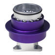 Conspit CDR Quick Release Quick-Change Adapter, 50 mm PCD - purple / silver image number null