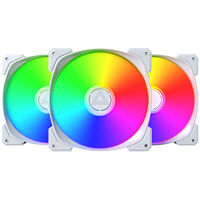 Montech HP140 PWM ARGB L&uuml;fter, 3er Pack - 140mm, wei&szlig;