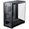 PHANTEKS NV-Serie NV5 MK2 ATX-Geh&auml;use, Tempered Glass, DRGB - Satin Black + 3er Pack M25 Gen2 PWM D-RGB L&uuml;fter Reverse Blade + 1x Normal Fan - 120mm image number null