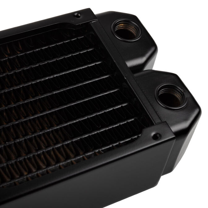 Alphacool NexXxoS XT45, Full Copper, 92 mm Dual Radiator - schwarz image number 4