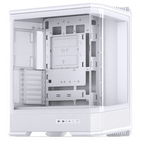 Jonsbo D400 PC-Geh&auml;use, Midi Tower, ATX, Tempered Glass - wei&szlig;