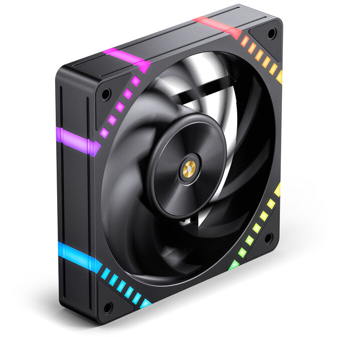 Jonsbo HF2-120 Fan, PWM, ARGB - 120mm, black image number 1