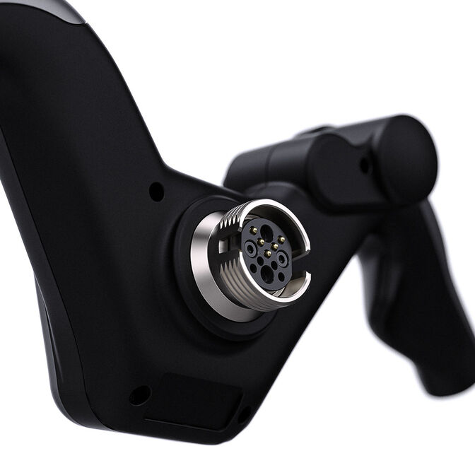 VIRPIL Controls P-JET Yoke Handle, 404mm Griffbreite, mit Notiz-Clip - silber image number 5