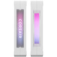 CORSAIR iCUE LINK RX140 MAX RGB PWM L&uuml;fter - 2er-Pack, 140mm, wei&szlig; image number null