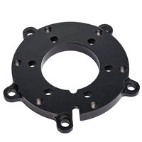Asetek 3rd Party QR Adapter Plate, Adapter f&uuml;r Quick-Release, 70- und 50,8 mm Lochkreis - schwarz