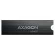 AXAGON CLR-M2L3 passiver M.2-SSD-K&uuml;hlk&ouml;rper - 2280, 3 mm H&ouml;he, Aluminium, schwarz image number null