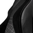 noblechairs HERO Gaming Chair - Black/Platinum-White image number null