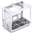 Jonsbo C6 MAX PC case, mini case, Micro-ATX, Tempered Glass - white image number null