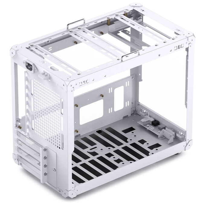 Jonsbo C6 MAX PC case, mini case, Micro-ATX, Tempered Glass - white image number 14
