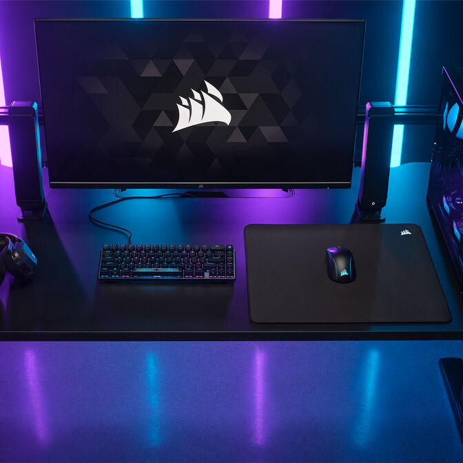 Corsair MM500 v2 Hybrid-Stoff Gaming-Mauspad, large - schwarz image number 4