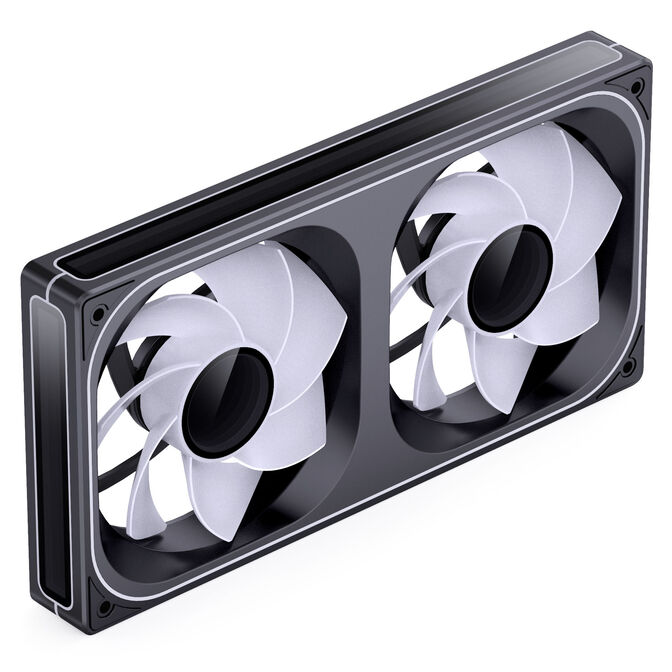 Jonsbo ZB-240 Fan, Reverse Blade, PWM, ARGB - 240mm, black image number 1