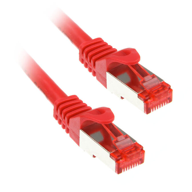 InLine Patchkabel Cat.6, S/FTP (PiMf), 250MHz, rot - 2m image number 0