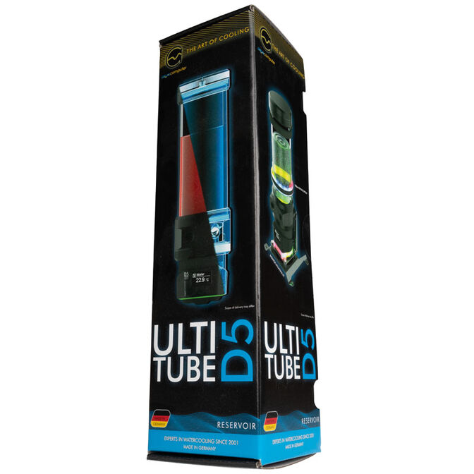 aqua computer ULTITUBE D5 200 reservoir with D5 PWM pump image number 6