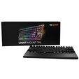 be quiet! Light Mount TKL Gaming-Tastatur, 80%, RGB - Silent Linear, schwarz, DE (ISO) image number null