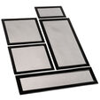 Demciflex Staubfilter-Set f&uuml;r Lian Li TU150 Mini ITX - schwarz image number null