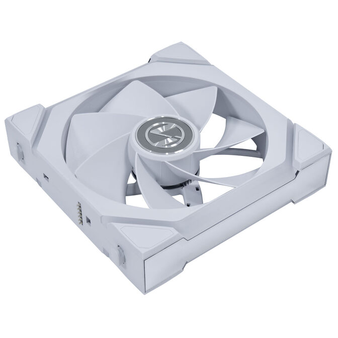 Lian Li UNI FAN SL FLEX Wireless PWM Fan, ARGB, Infinity Mirror - Reverse Blade, 120mm, White image number 1