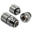 Bitspower Touchaqua Water Outlet G1/4 Inch Female Thread - 2 Pack, Silver image number null