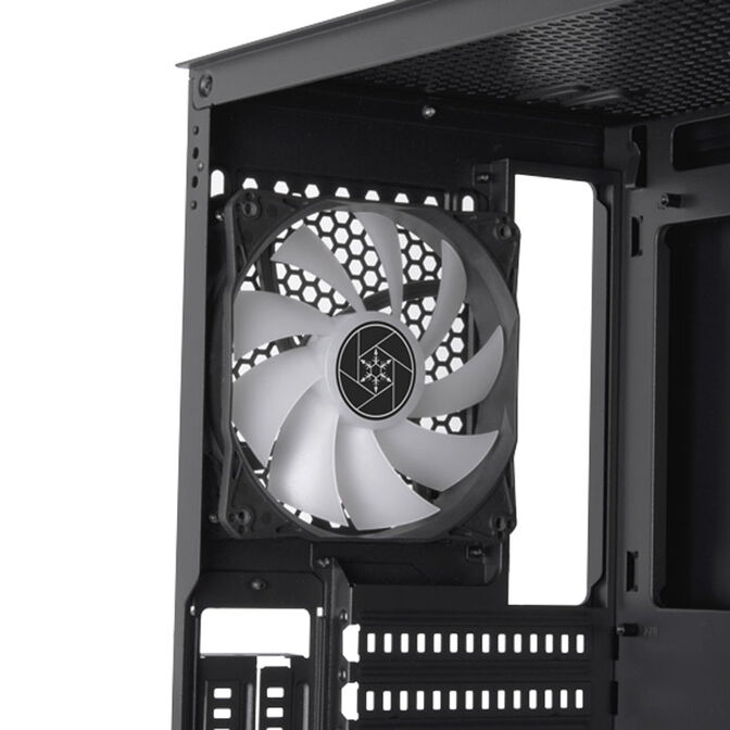 SilverStone Fara R1 PRO V2 Midi-Tower, Tempered Glass - schwarz image number 7