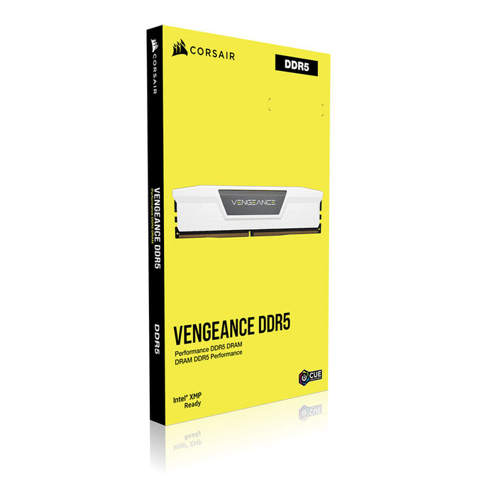 Corsair Vengeance DDR5-5600 RAM, CL40, XMP - 32 GB Dual-Kit, wei&szlig; image number 7