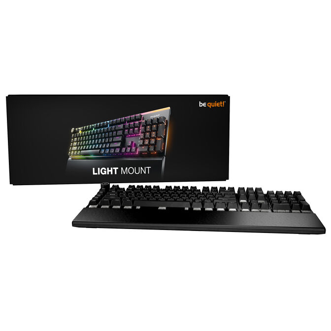 be quiet! Light Mount Silent Gaming Tastatur, RGB - be quiet! Silent Linear Switches, schwarz image number 7